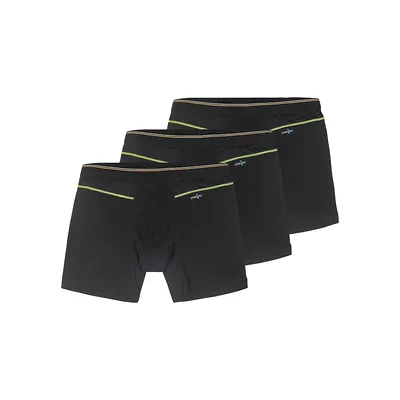 3-Pack Mid-Length Cooling Boxer Briefs