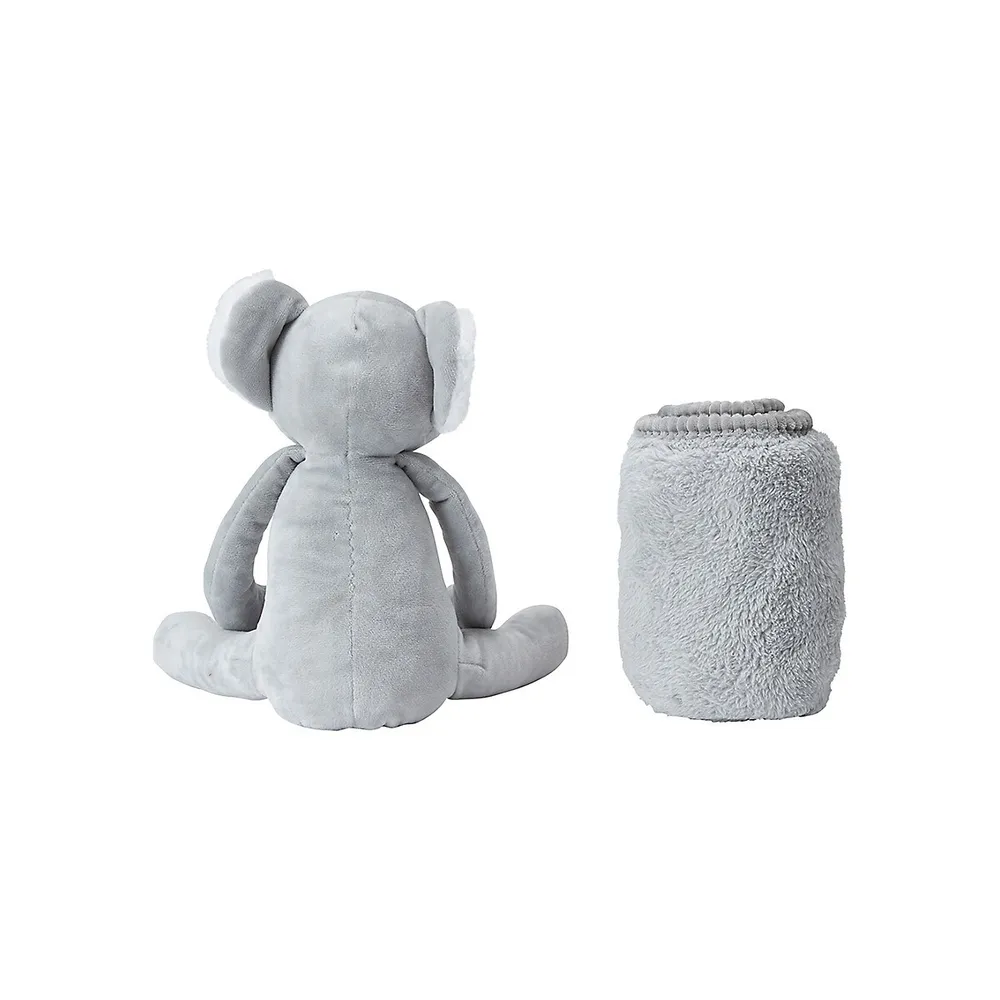 2-Piece Koala Stuffie Toy and Blanket Set