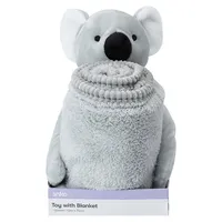 2-Piece Koala Stuffie Toy and Blanket Set