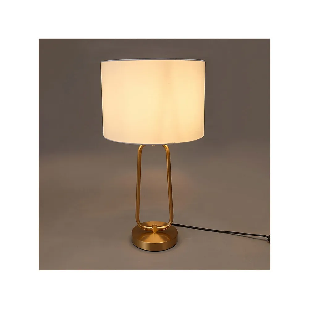 Gold-Look Base Table Lamp