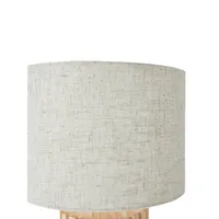Linear Wood Base Table Lamp