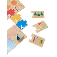 Wooden Alphabet Cards Puzzle Set