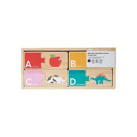 Wooden Alphabet Cards Puzzle Set