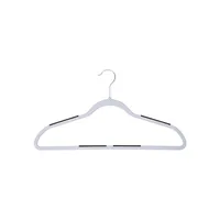 12-Pack Slim Plastic Grip Hangers