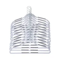 12-Pack Slim Plastic Grip Hangers