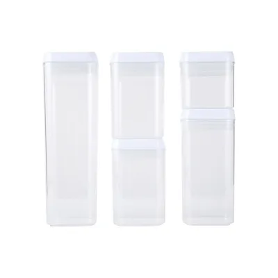 Mepal Omnia 3-Piece Storage Box Set - White