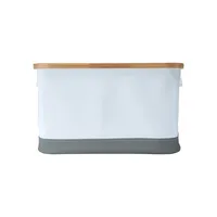 Fabric Storage Basket With Lid