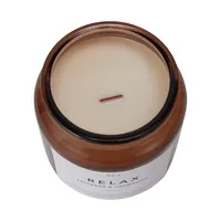 Relax Lavender and Chamomile Soy Wax-Blend Scented Large Candle, 410g