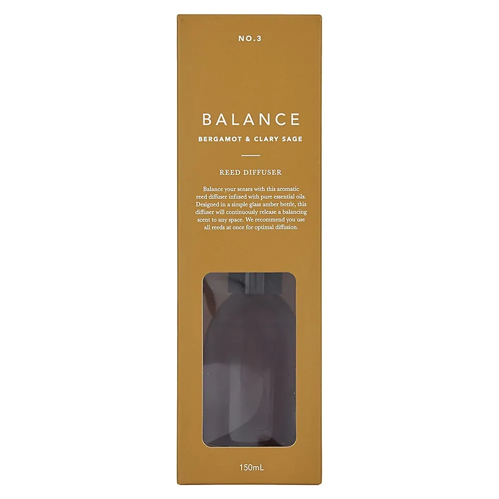 Balance Bergamot and Clary Sage Reed Diffuser