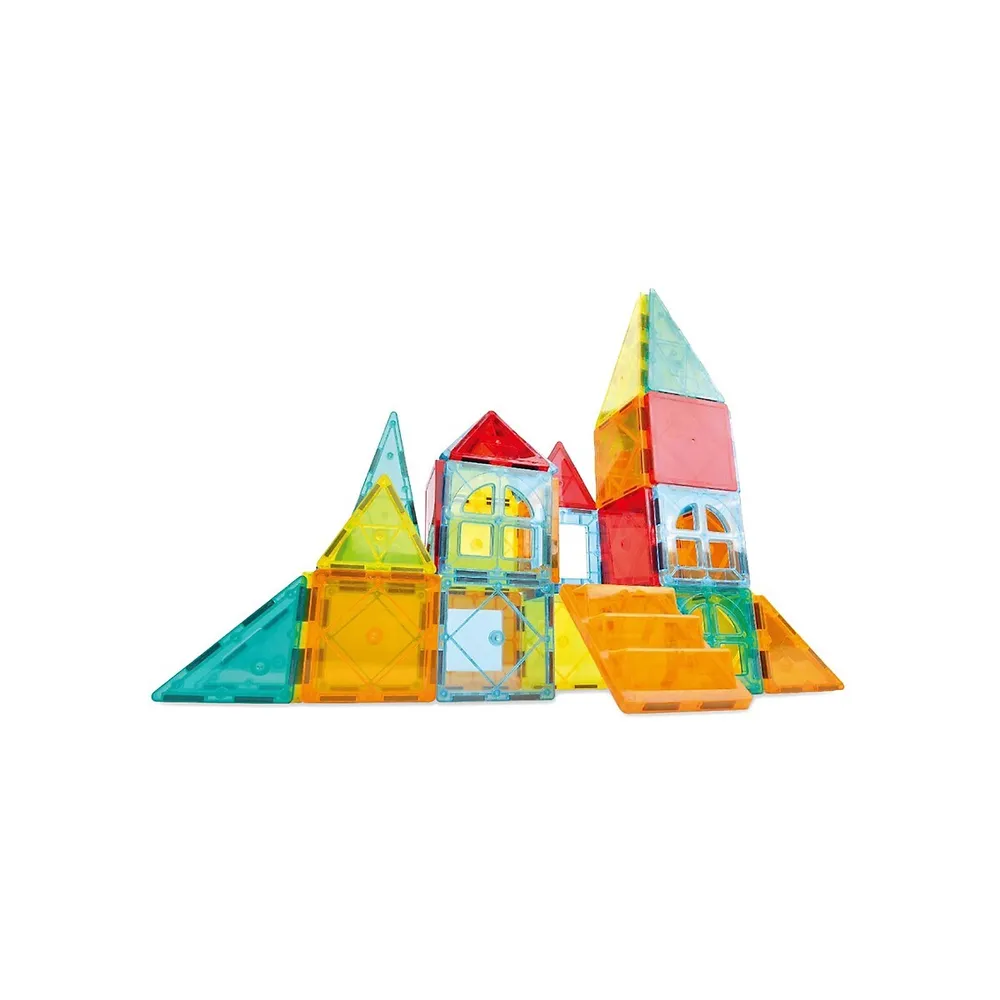 50-Piece Magnetic Tiles Castle Set