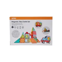 50-Piece Magnetic Tiles Castle Set