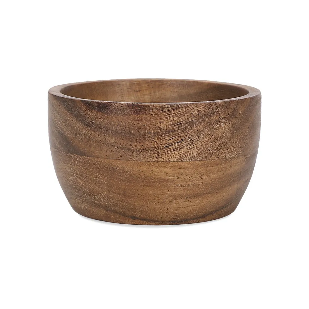 3-Piece Acacia Mini Bowls Set