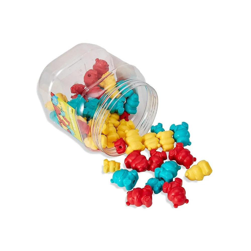 60-Piece Maths Hippos Numeracy Set