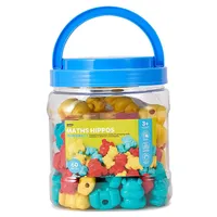 60-Piece Maths Hippos Numeracy Set