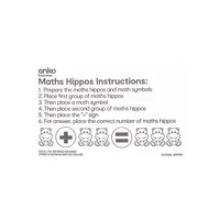 60-Piece Maths Hippos Numeracy Set
