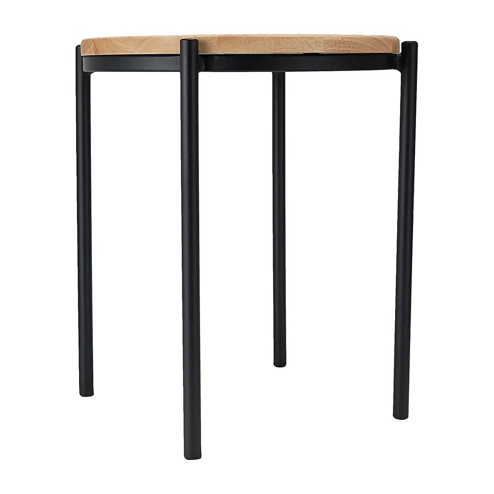 Timber Top Short Stool