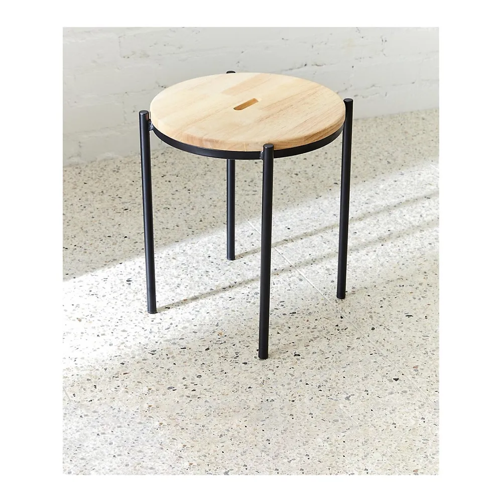 Timber Top Short Stool