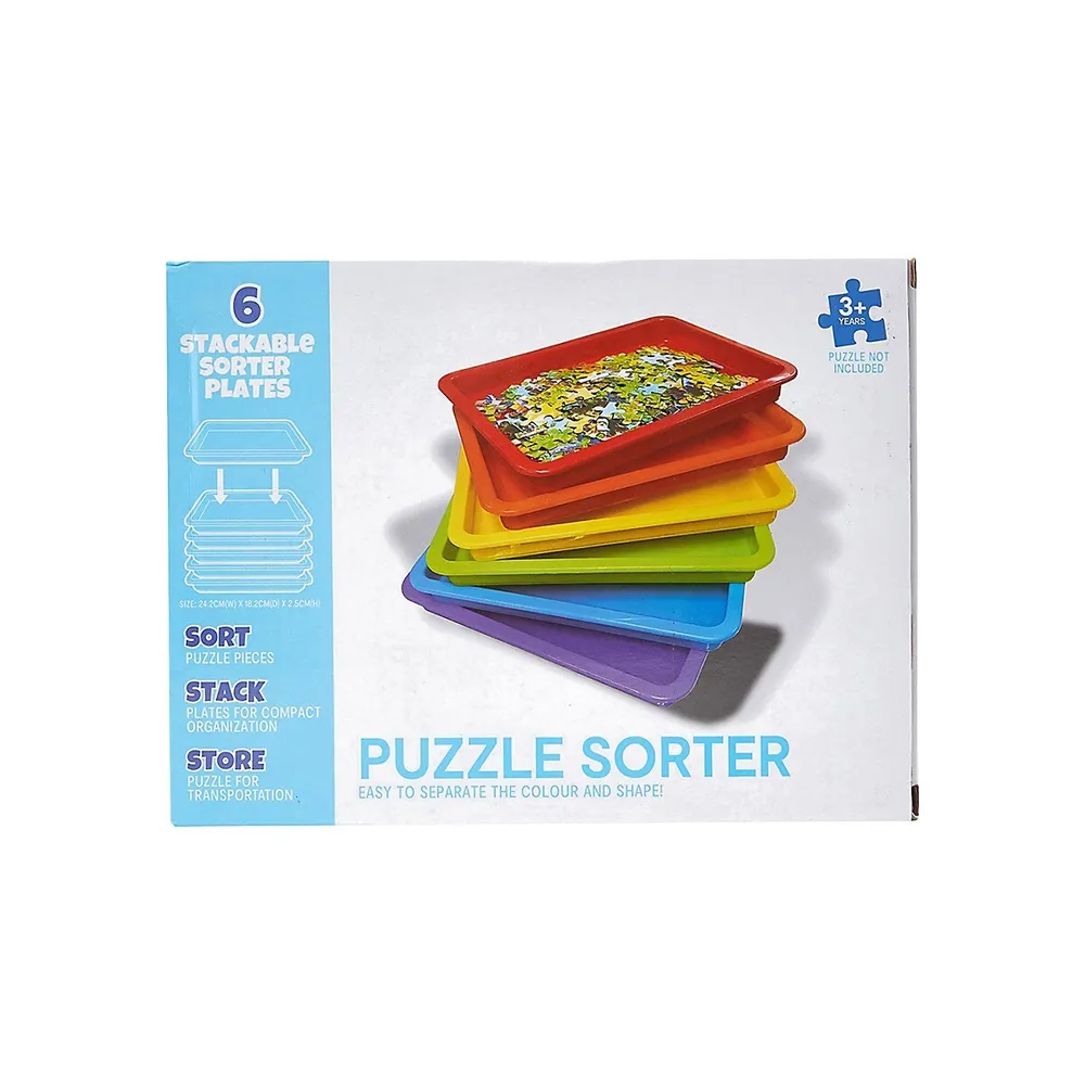 6-Pack Puzzle Sorter Trays