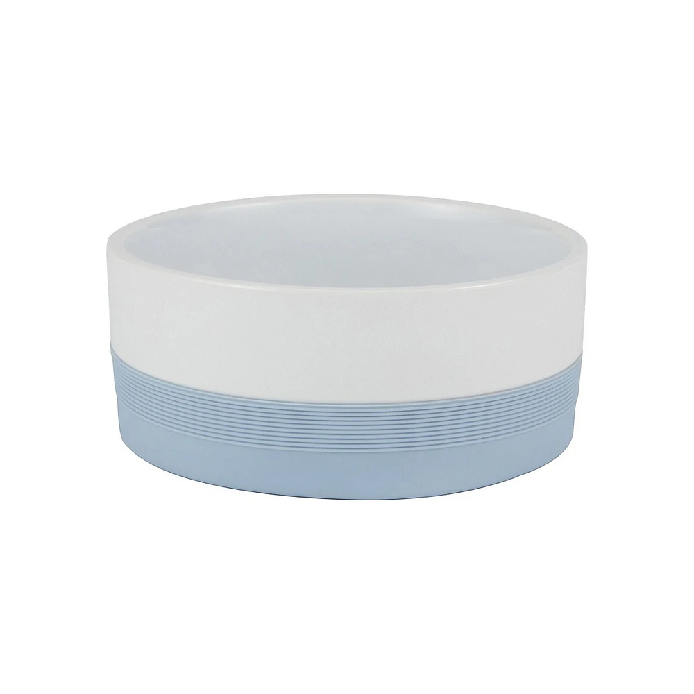 Ceramic Silicone-Base Pet Bowl - Medium