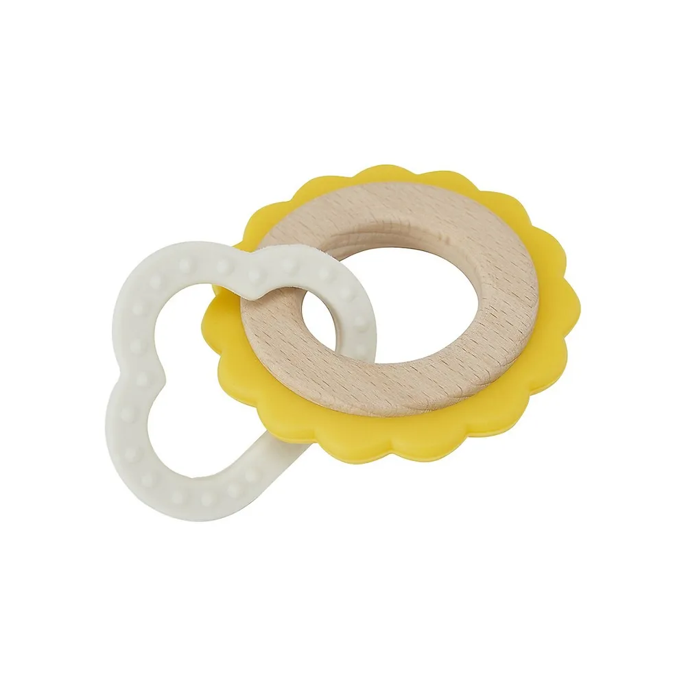 Wooden and Silicone Teether