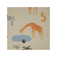Baby's Reversible Jungle-Print Padded Play and Floor Mat