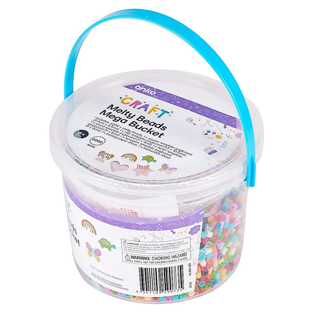 6000 Piece Melty Beads Mega Bucket