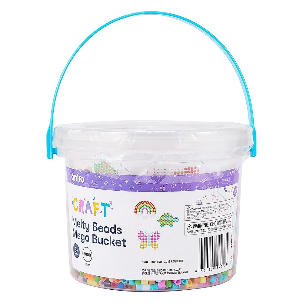 6000 Piece Melty Beads Mega Bucket