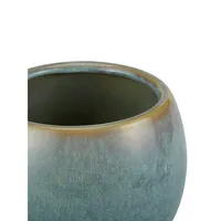 Glazed Footed Pot