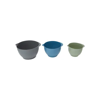 Set Of 3 Plastic Mixing Bowls