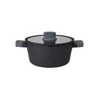 24cm Smooth Aluminum Casserole With Lid