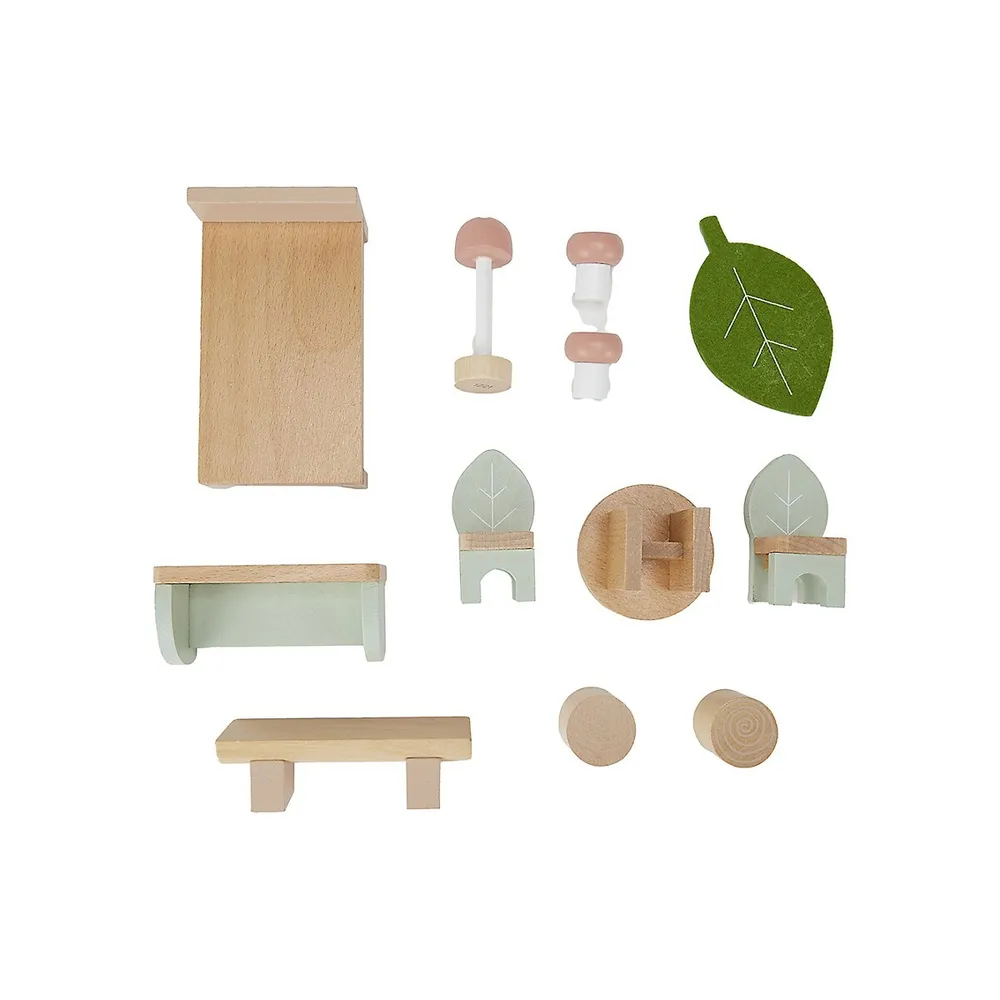 14-Piece Wooden Tree House Set