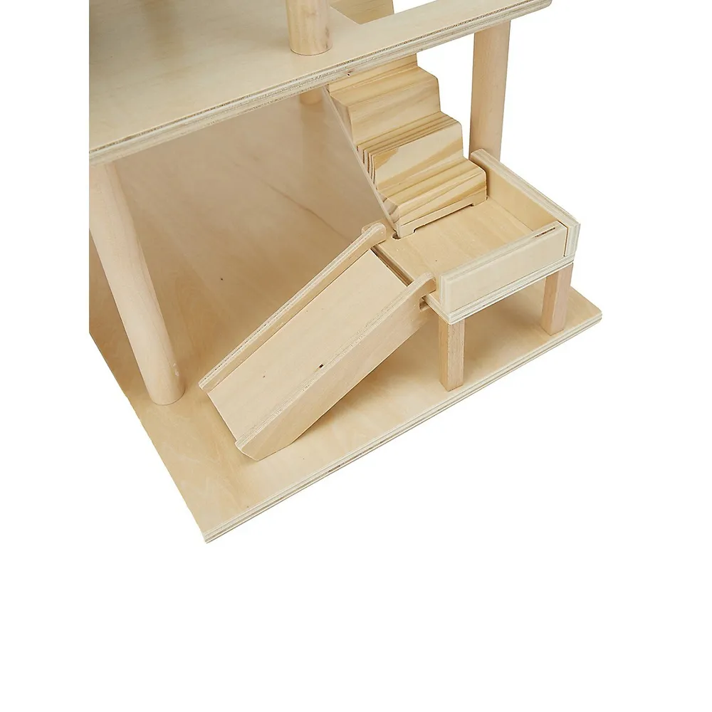 14-Piece Wooden Tree House Set