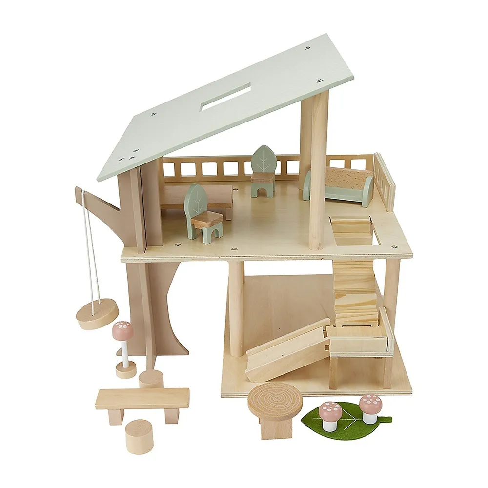 Doll House 14-Piece Play Set