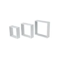 Set of 3 Cube Shelves