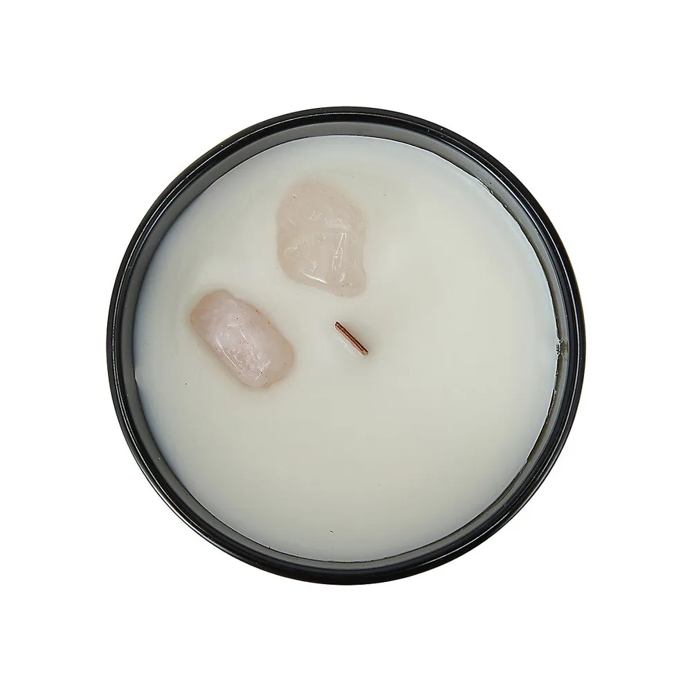 Rose Quartz Wild Tea and Wild Mint Scented Candle, 320g