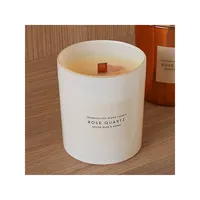 Rose Quartz Spiced Rose and Honey Scented Candle, 320g
