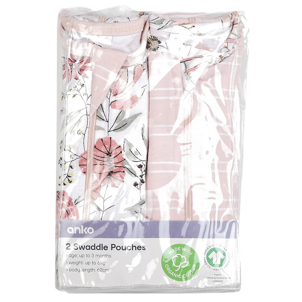 Baby's 2-Pack Swaddle Pouches