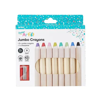 8-Pack Junior Artist Jumbo Crayons