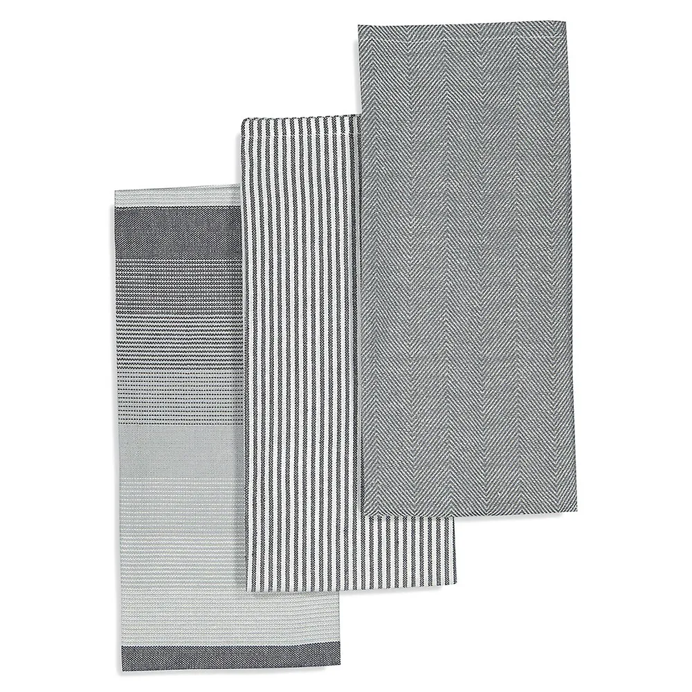 3-Piece Textured Tea Towel Set