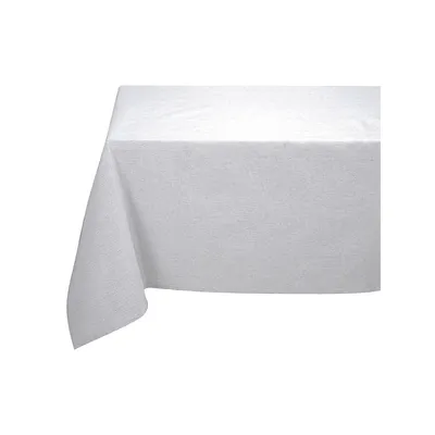 Natural Linear Stripe Recycled Cotton Tablecloth