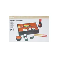 15-Piece Wooden Sushi Set