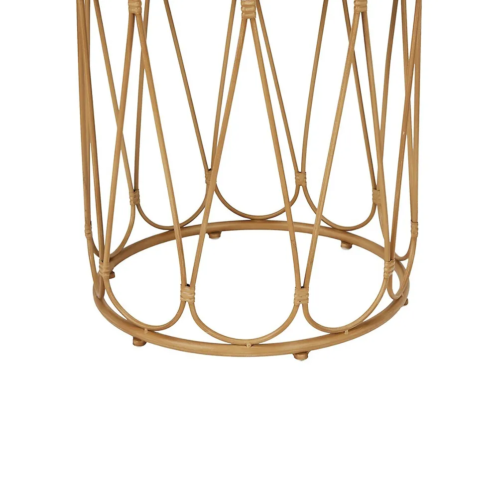 Rattan Side Table