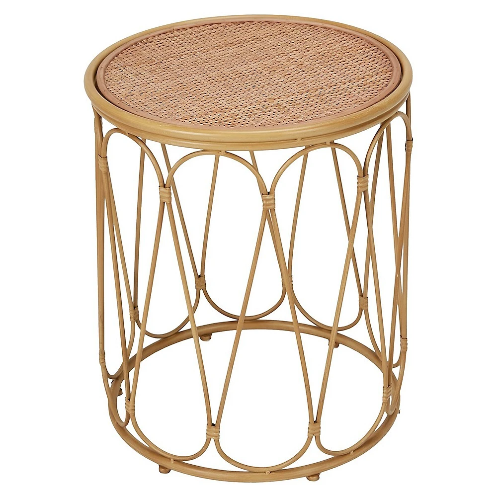 Rattan Side Table