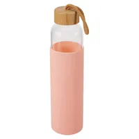 650ml Glass Water Bottle With Silicone Wrap