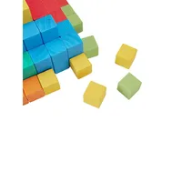 64-Piece Wooden Blocks Pyramid