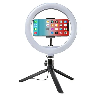 10-Inch Tabletop Selfie Ring Light