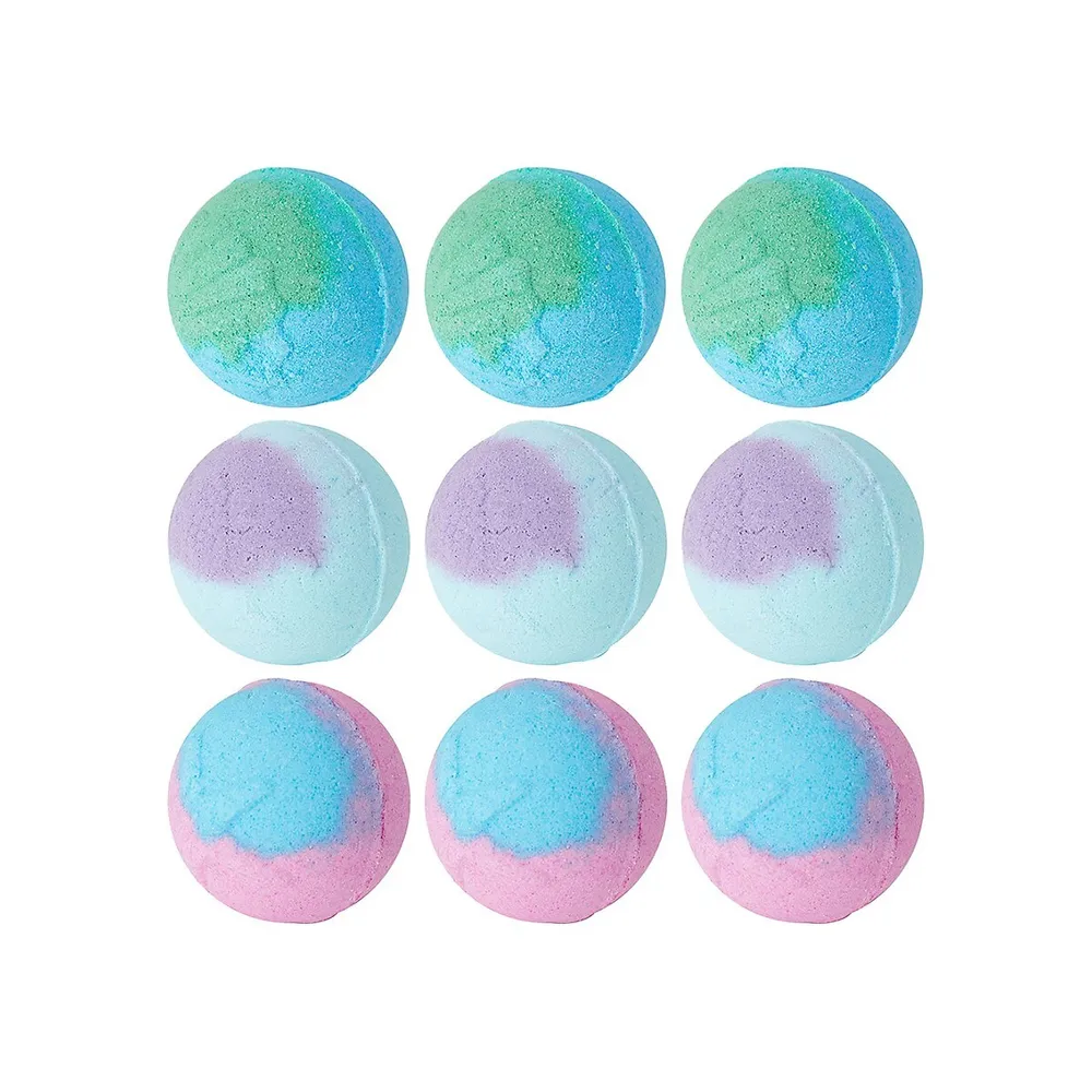 I Am A Mermaid 9-Piece Bath Fizzers Set