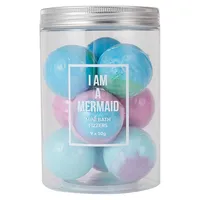 I Am A Mermaid 9-Piece Bath Fizzers Set