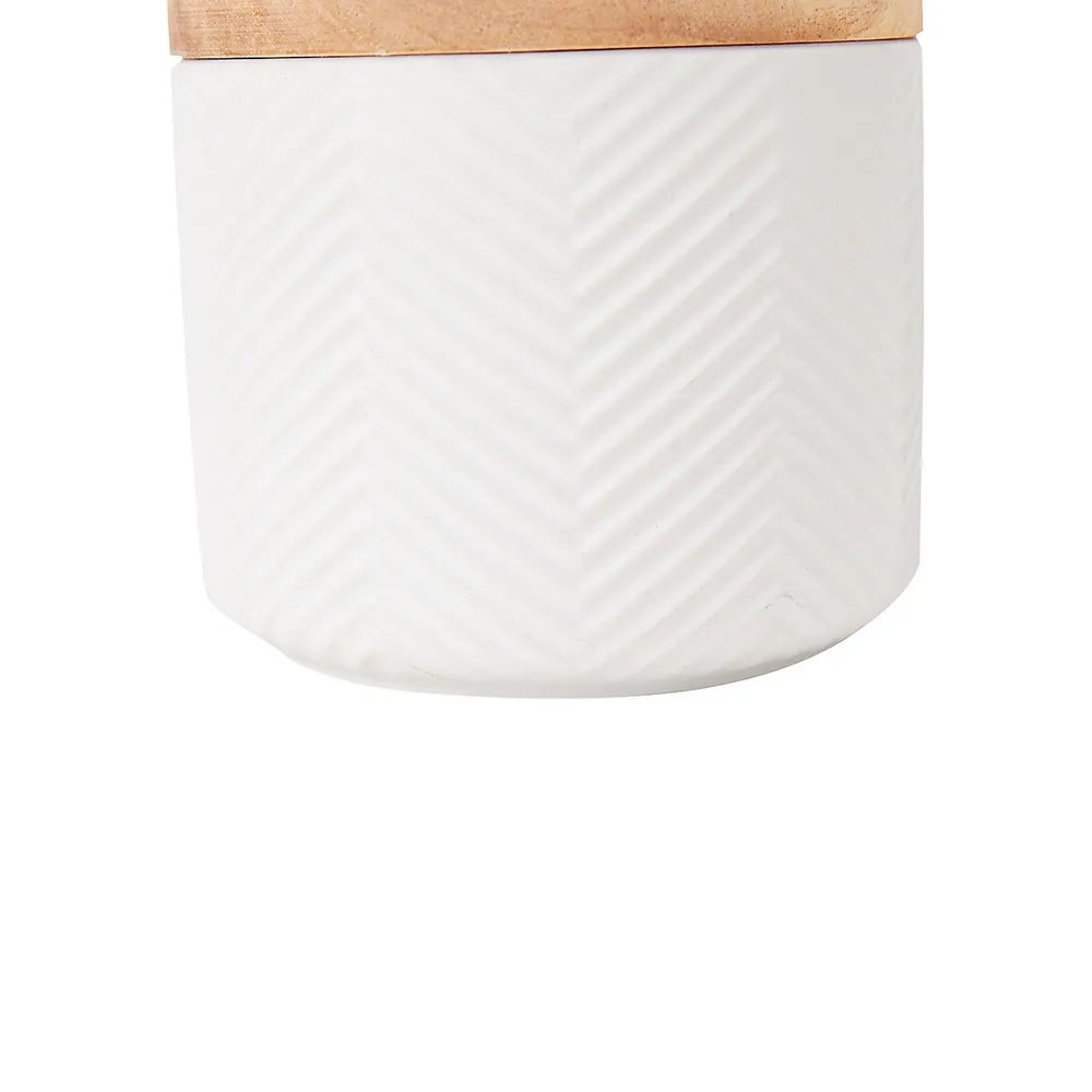 Small Herringbone Canister