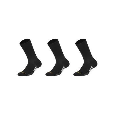 Men's 3-Pair Anti-Odour Copper Yarn-Infused Sports Crew Socks